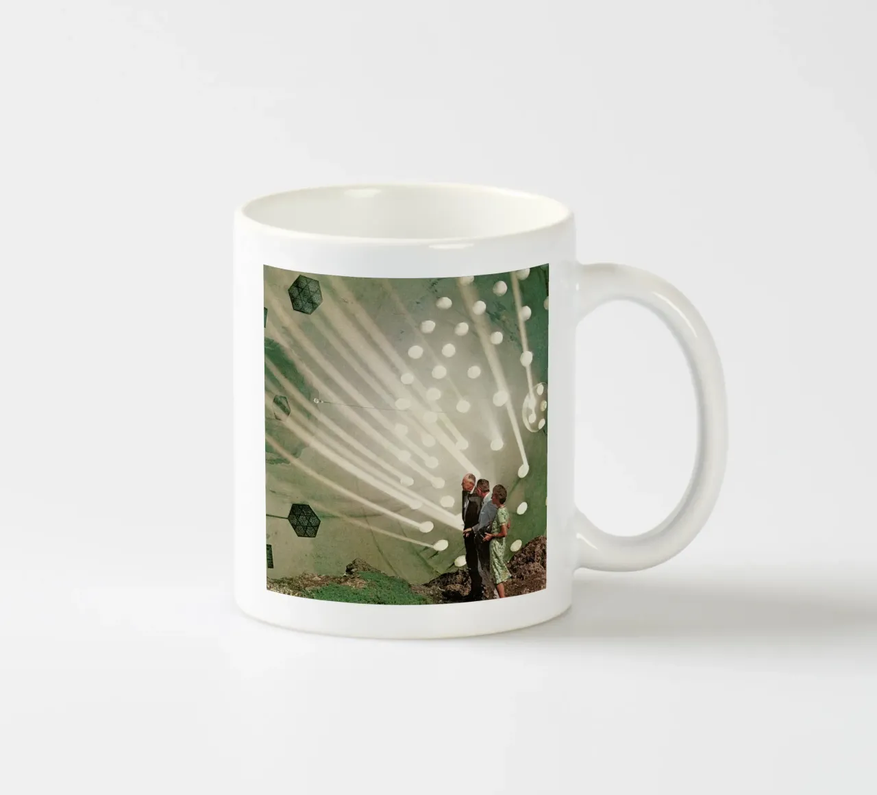 The Light Pours Out of Me tazza in ceramica da Jesse Treece