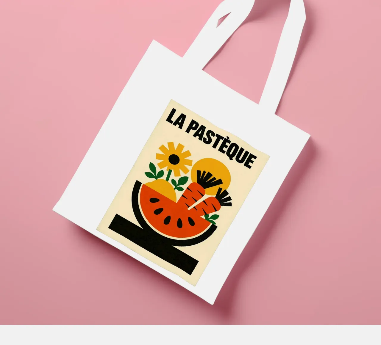 La Pastèque - Graphic explosion tote bag by Pop and Fruits - Affiches & posters