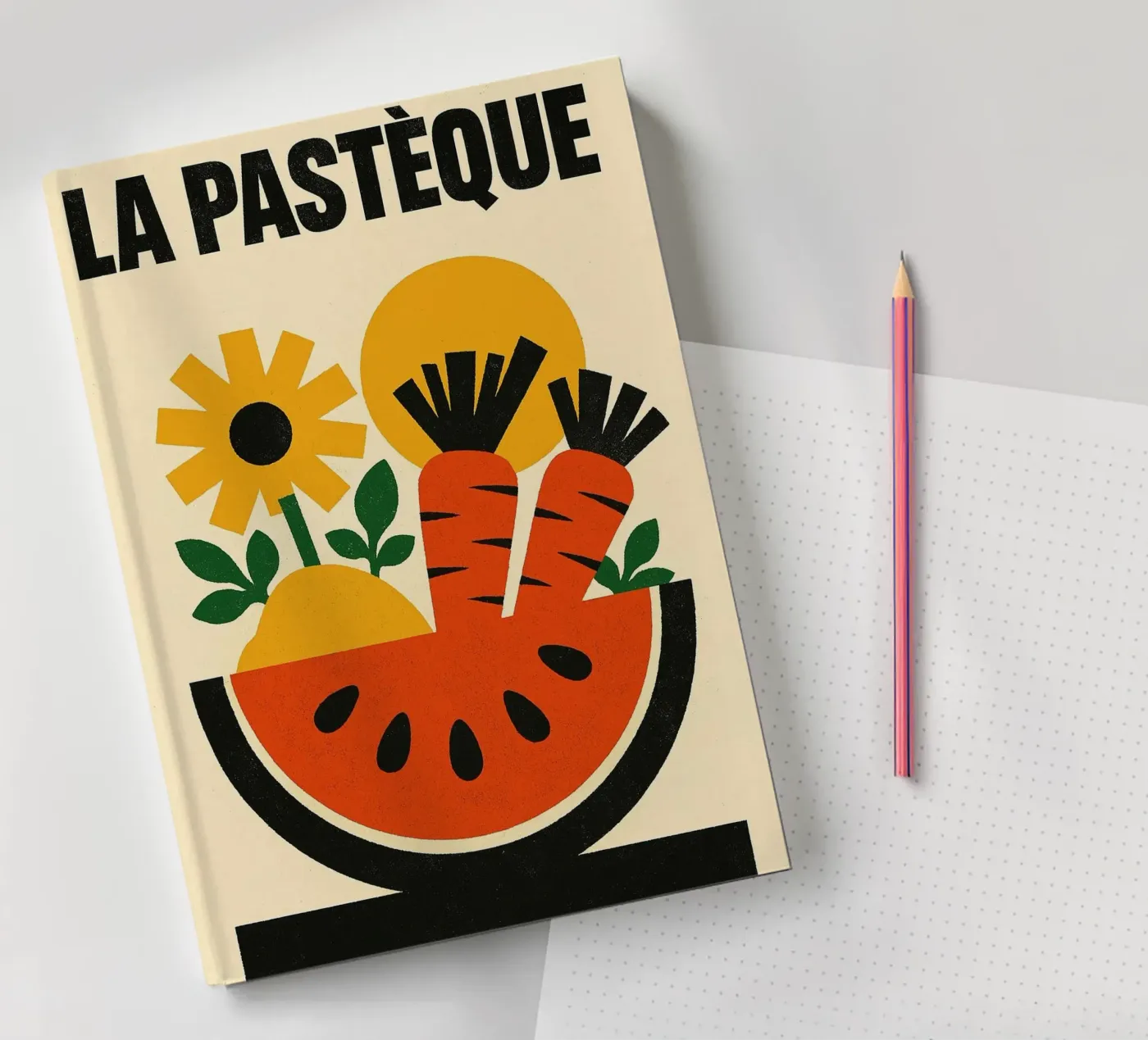 La Pastèque - Graphic explosion carnet de Pop and Fruits - Affiches & posters
