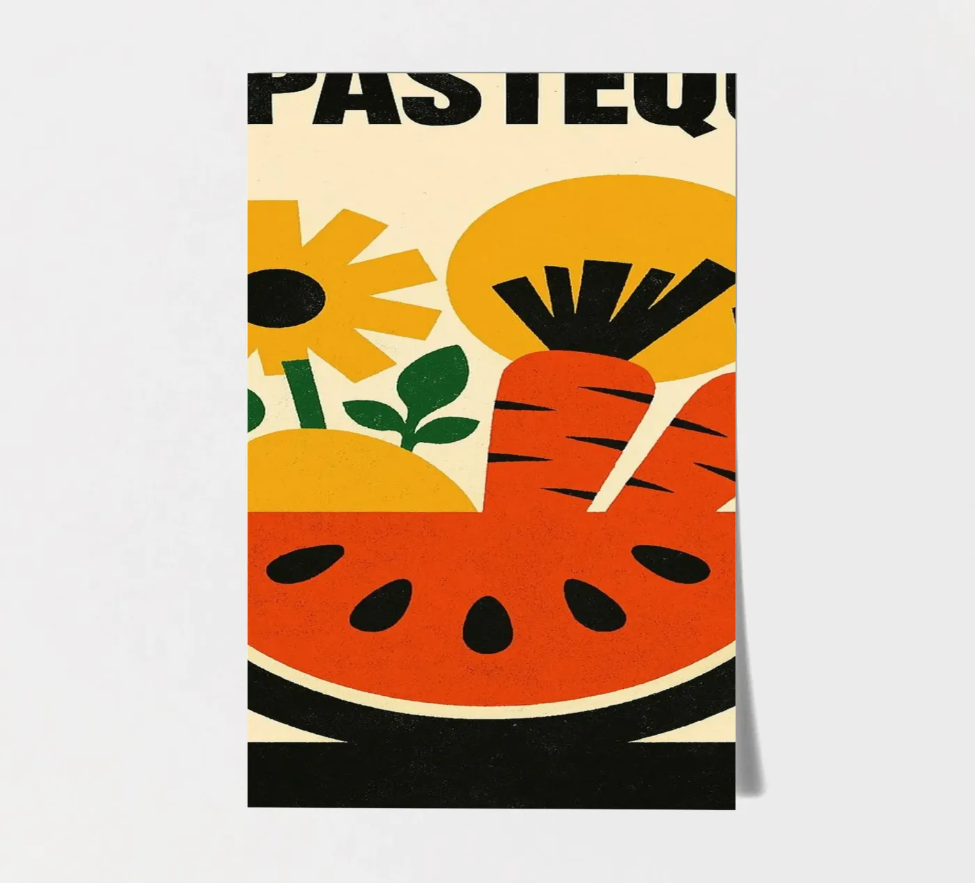 La Pastèque - Graphic explosion foglio adesivo da Pop and Fruits - Affiches & posters