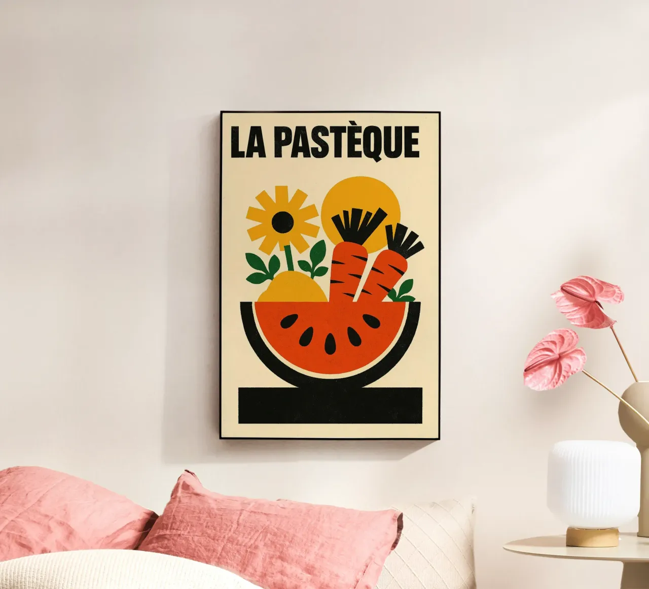 La Pastèque - Graphic explosion acrylic glass by Pop and Fruits - Affiches & posters