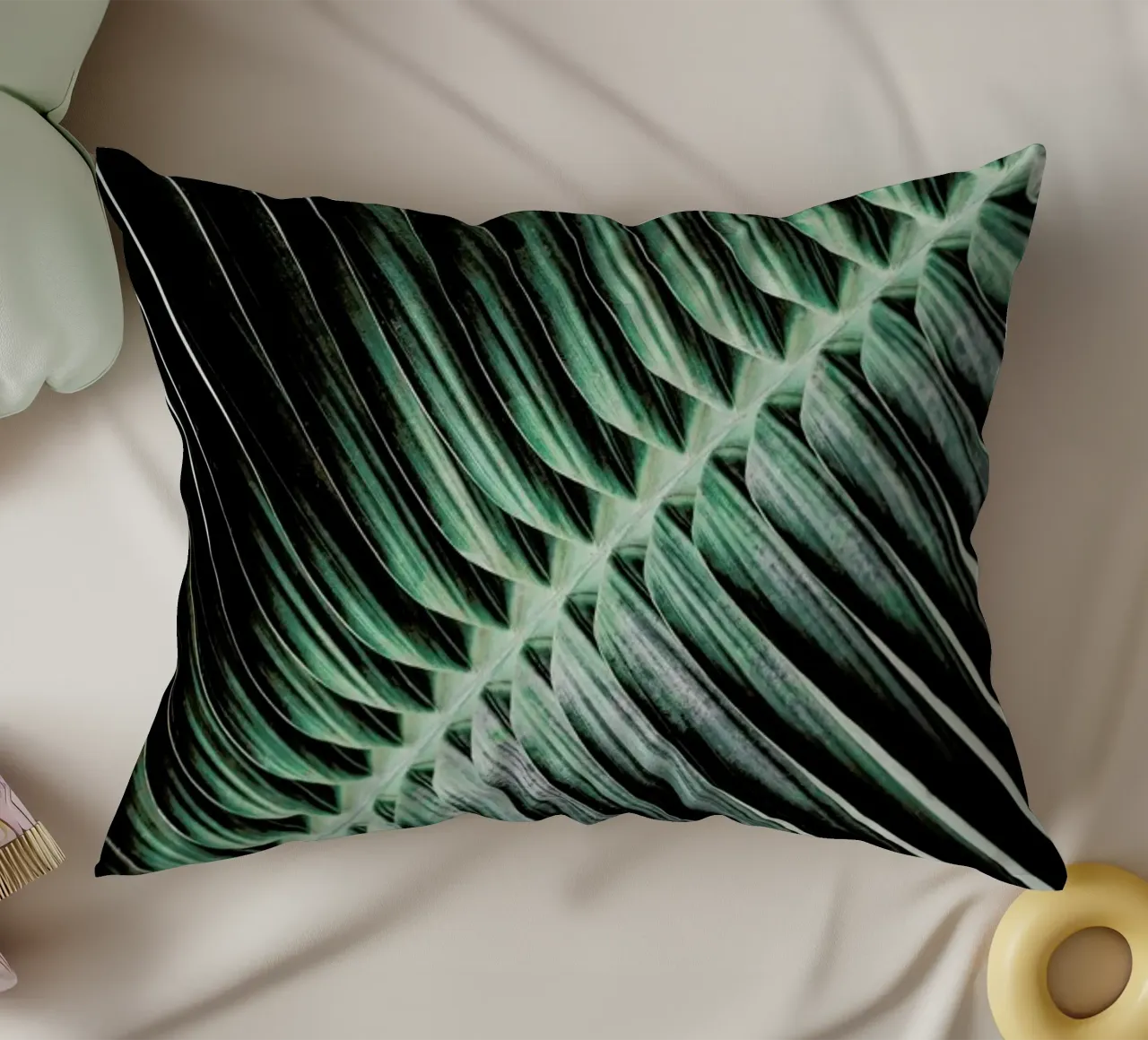 Curved Palm cuscino da Flora & Fauna