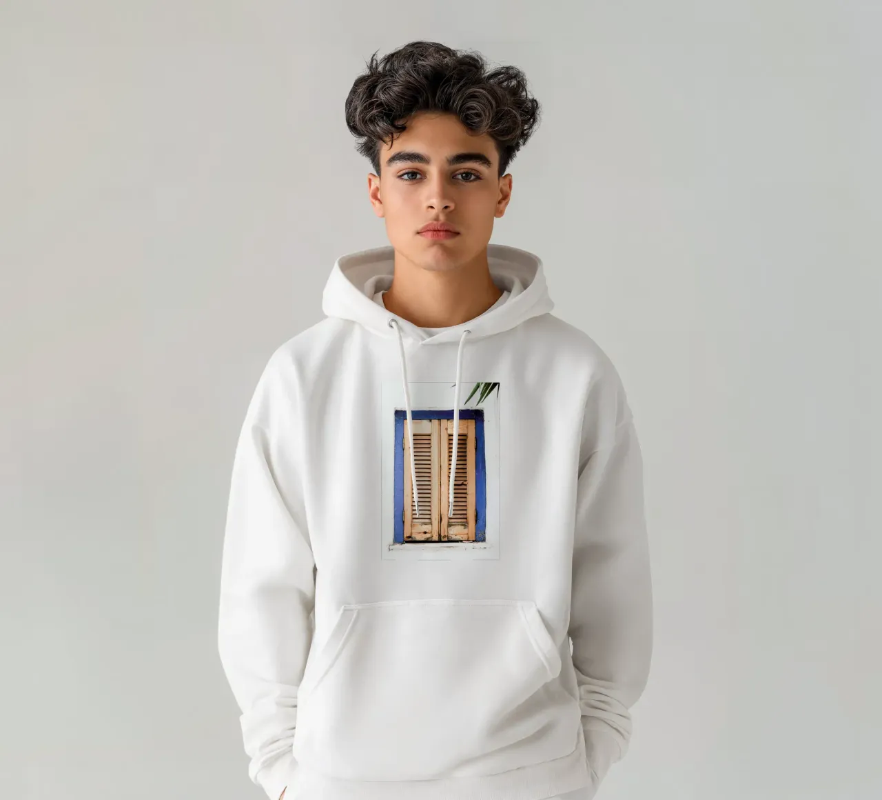 Minimalist Window Architecture felpa con cappuccio da Babett Schultze