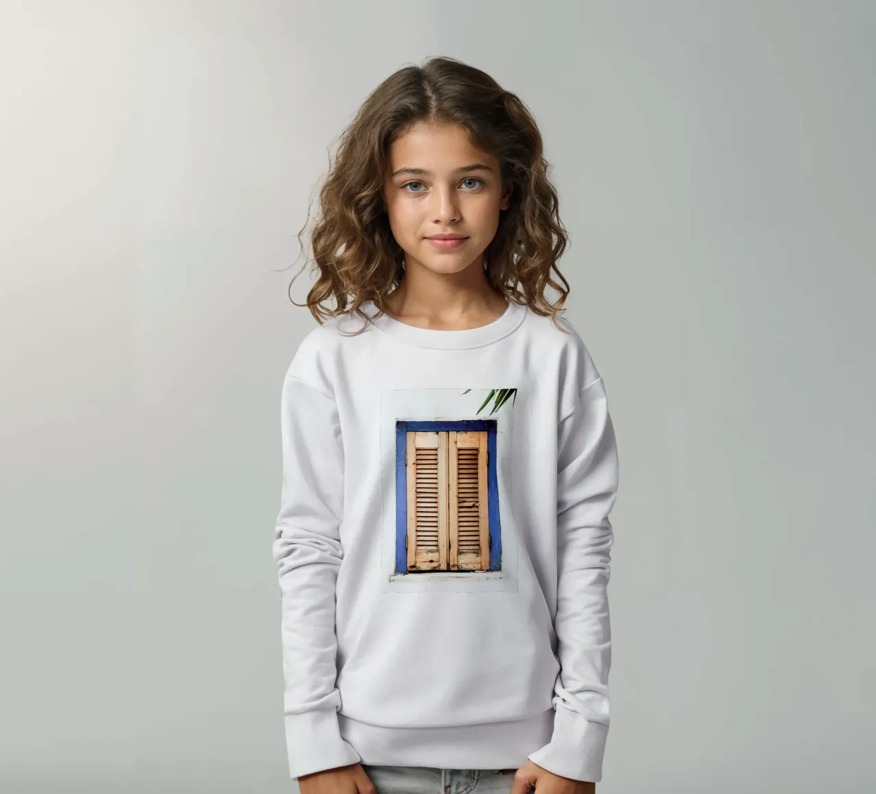 Minimalist Window Architecture felpa bambino da Babett Schultze