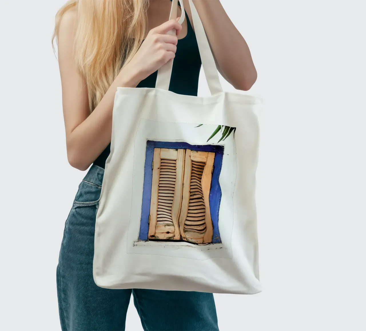 Minimalist Window Architecture borsa in juta da Babett Schultze