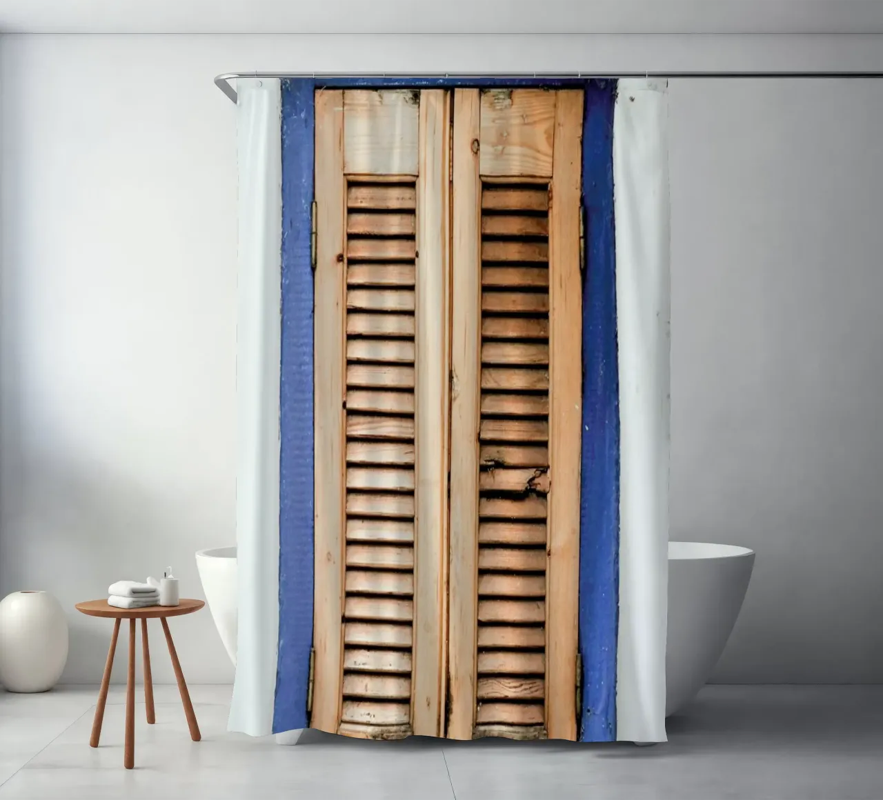 Minimalist Window Architecture tenda da doccia da Babett Schultze