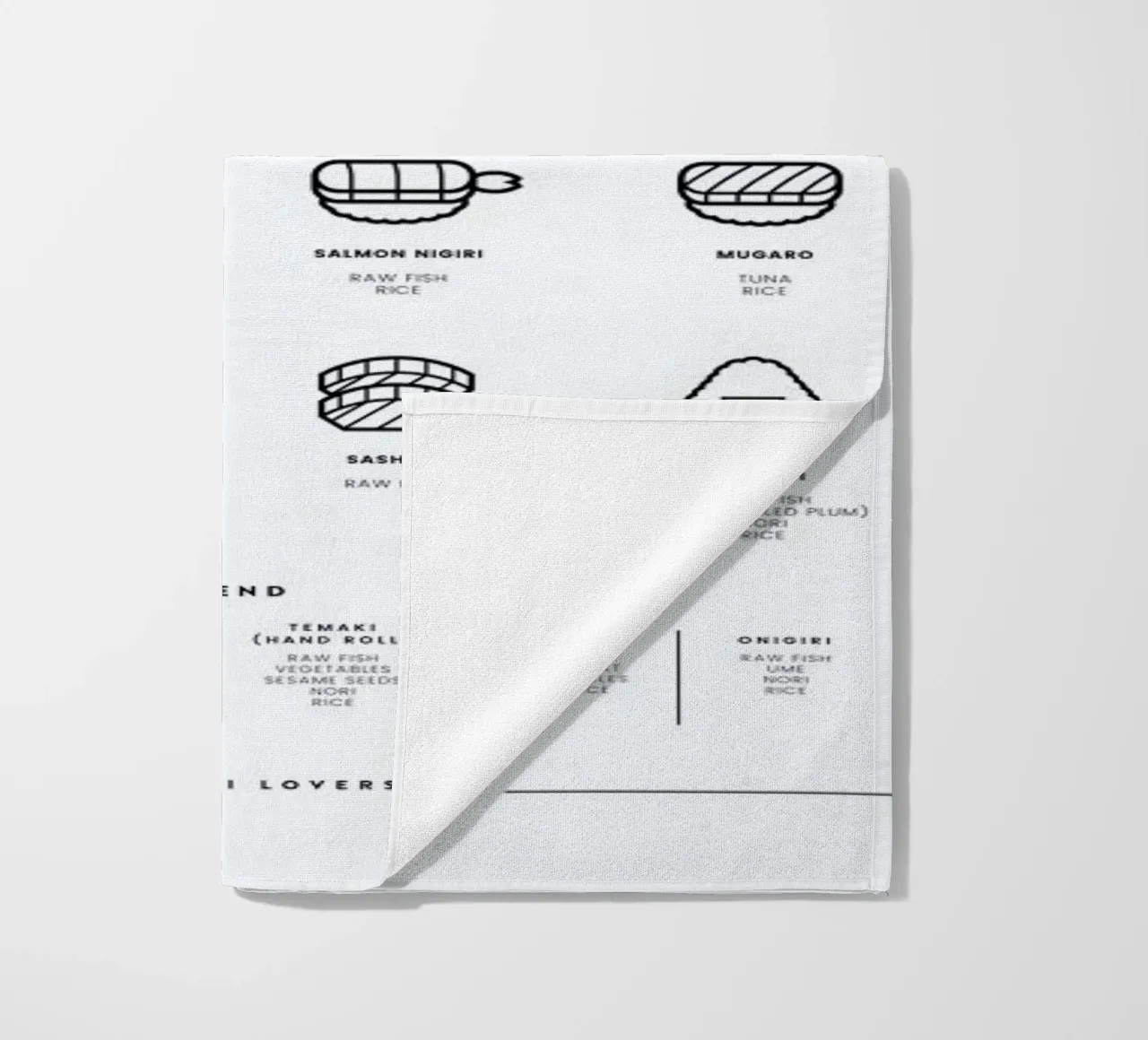 Sushi chart telo mare da daylight design studio