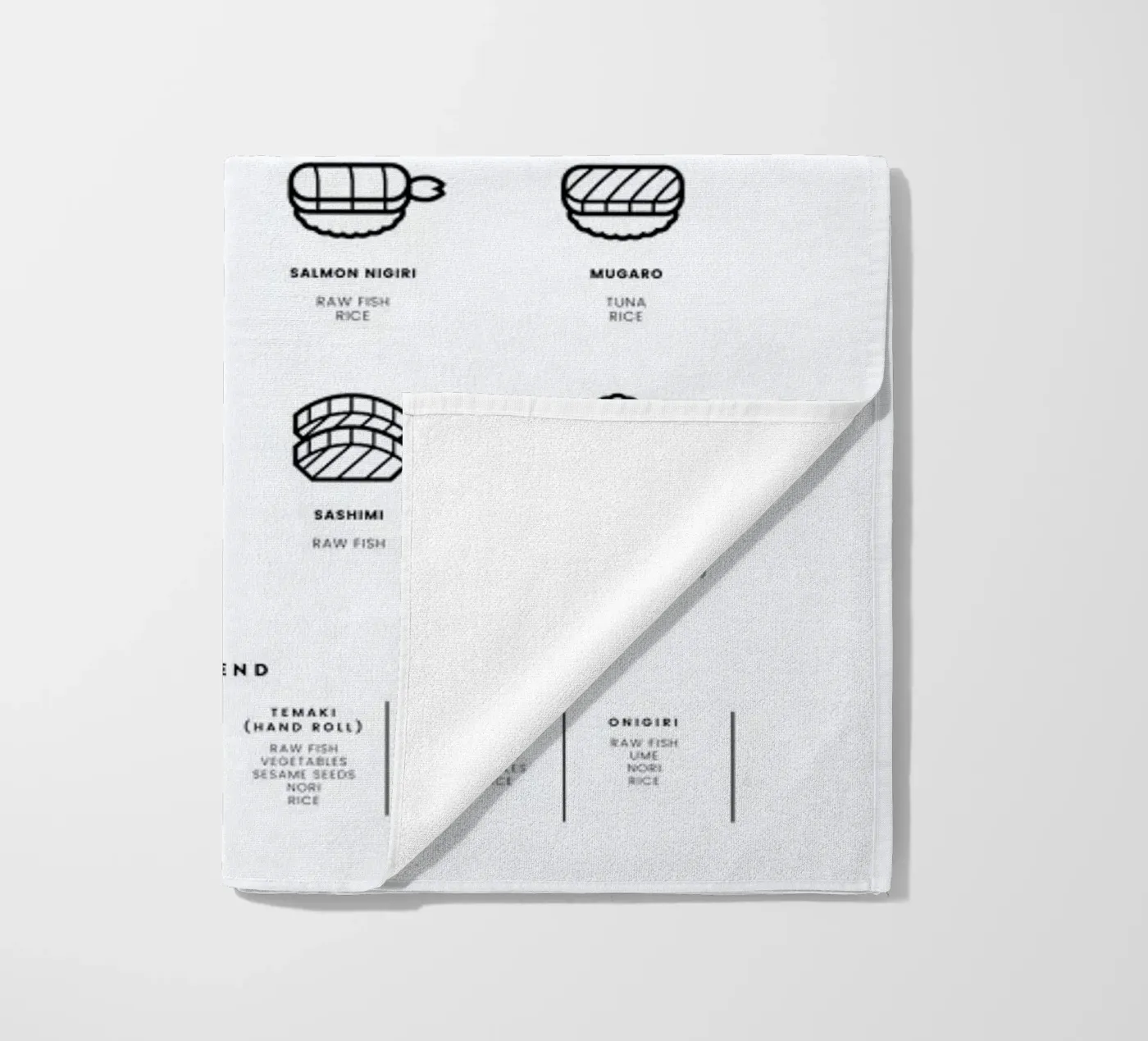 Sushi chart telo mare da daylight design studio