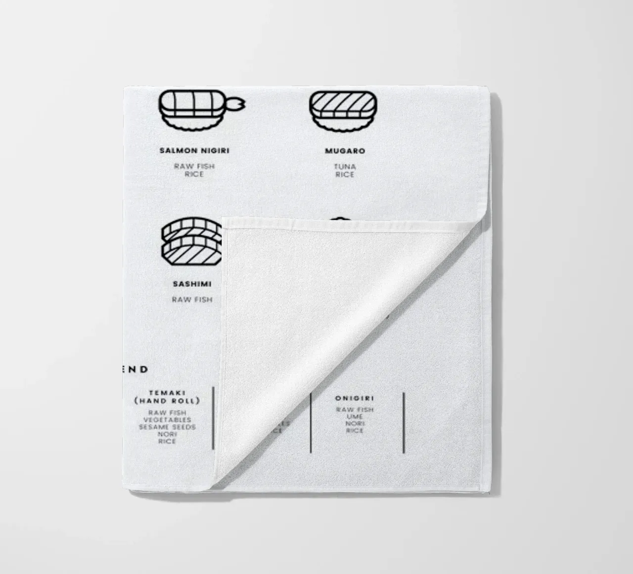 Sushi chart telo mare da daylight design studio