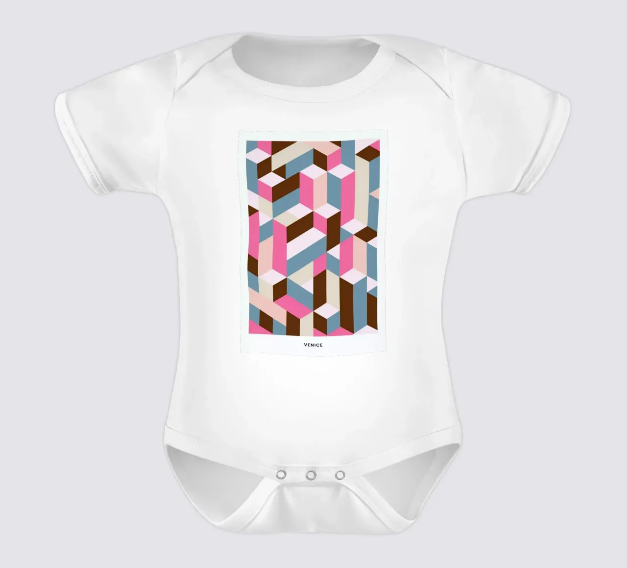 Venice Kurzarm Babybody von daylight design studio