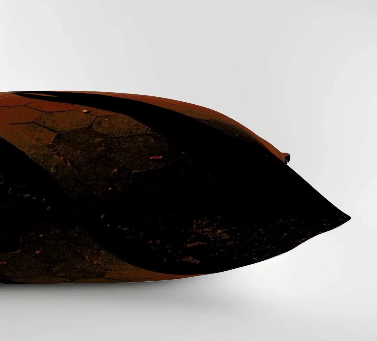 Orange decorative cushion by Philipp Reinhard