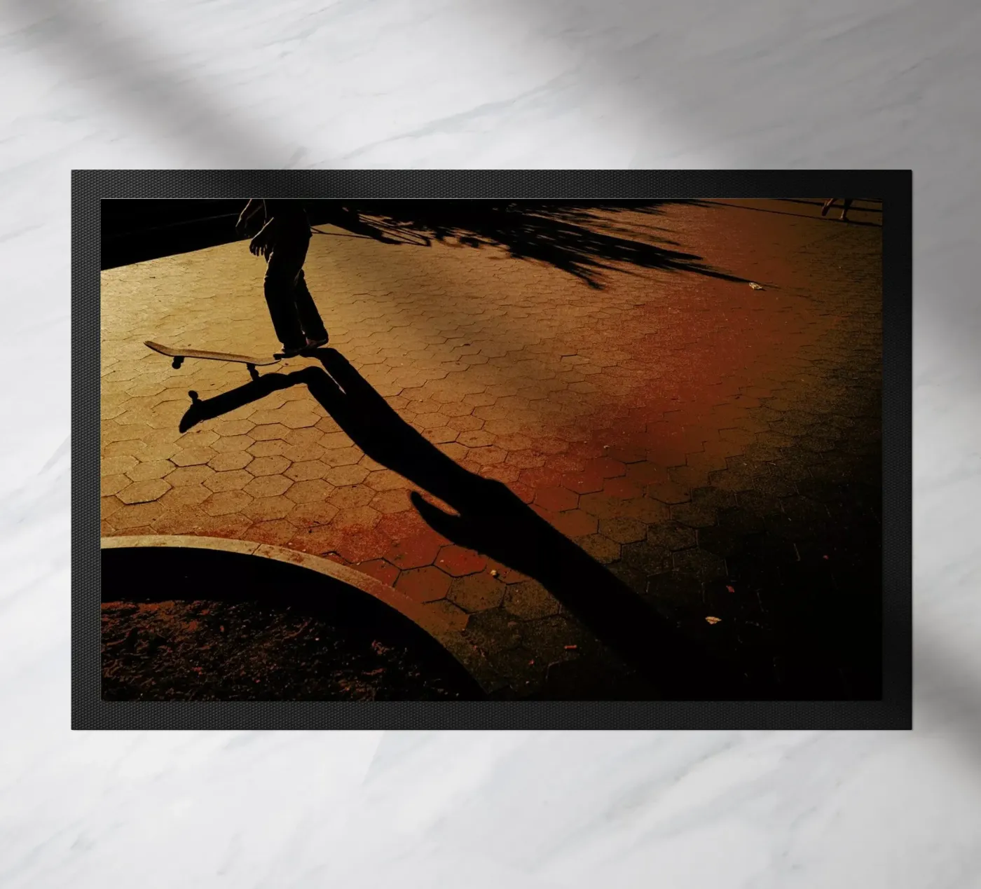 Orange paillasson de Philipp Reinhard