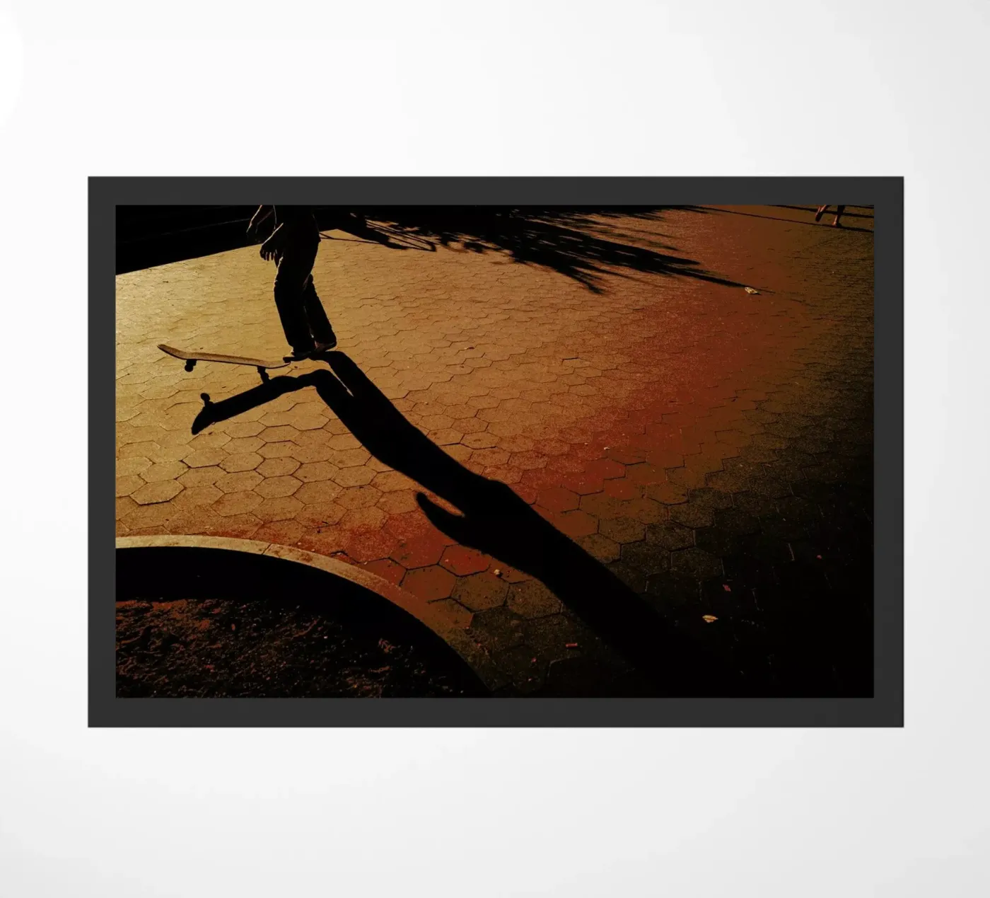 Orange paillasson de Philipp Reinhard