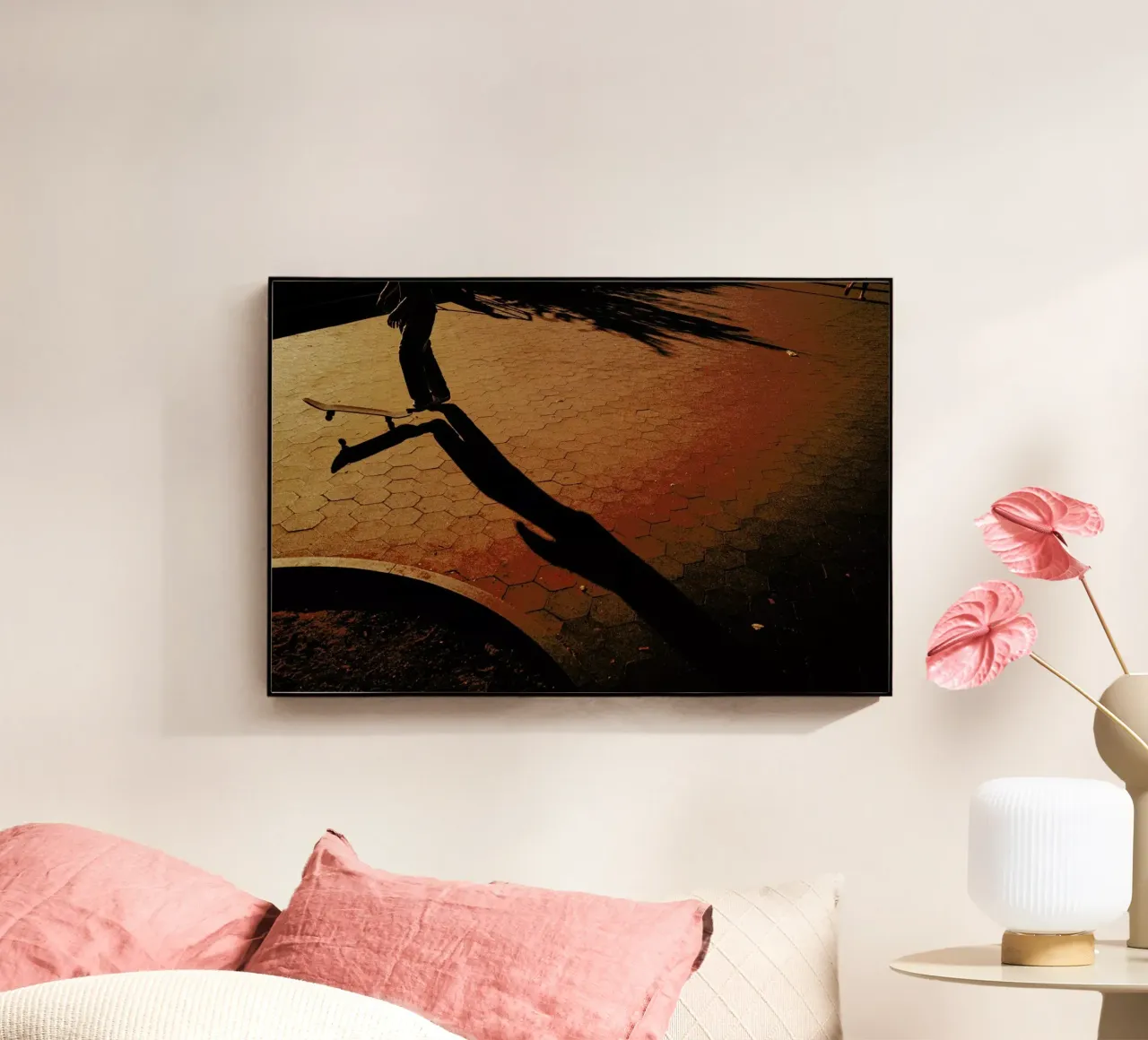 Orange plexiglass da Philipp Reinhard