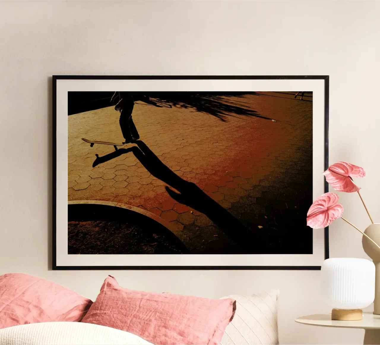 Orange poster by Philipp Reinhard
