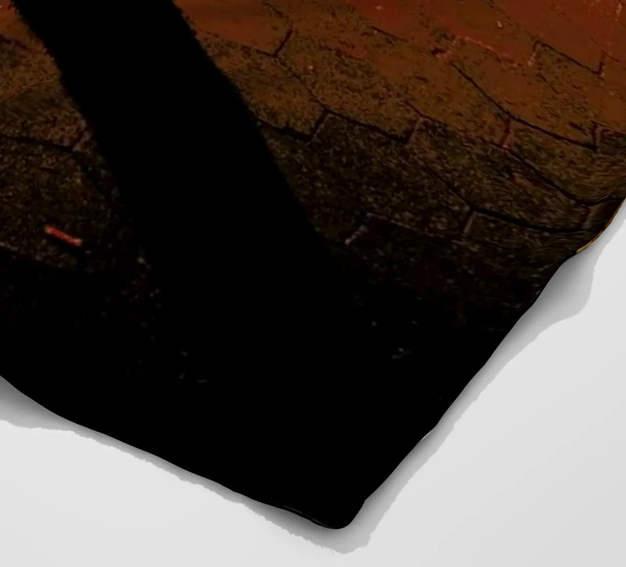 Orange Fleecedecke von Philipp Reinhard