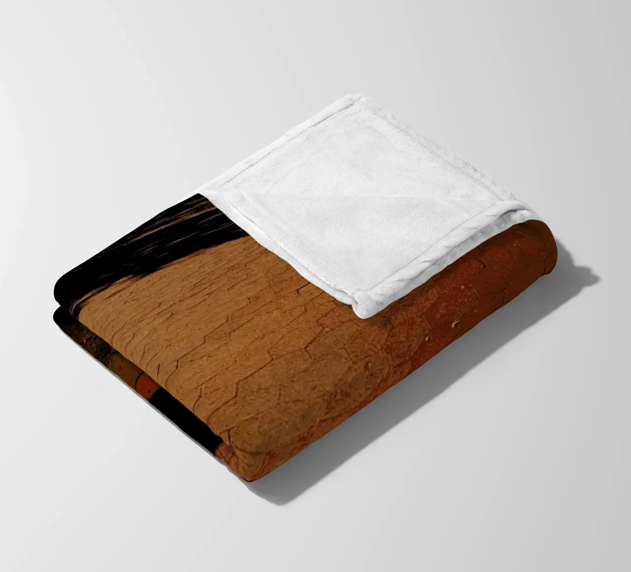 Orange Fleecedecke von Philipp Reinhard