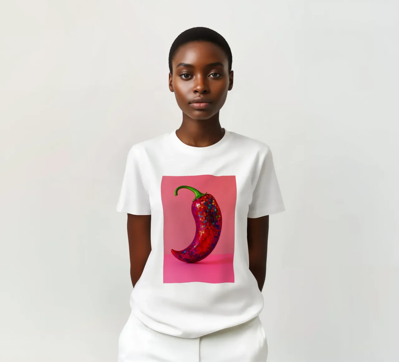 Disco Chili t-shirt da NORDLICHT DESIGNS