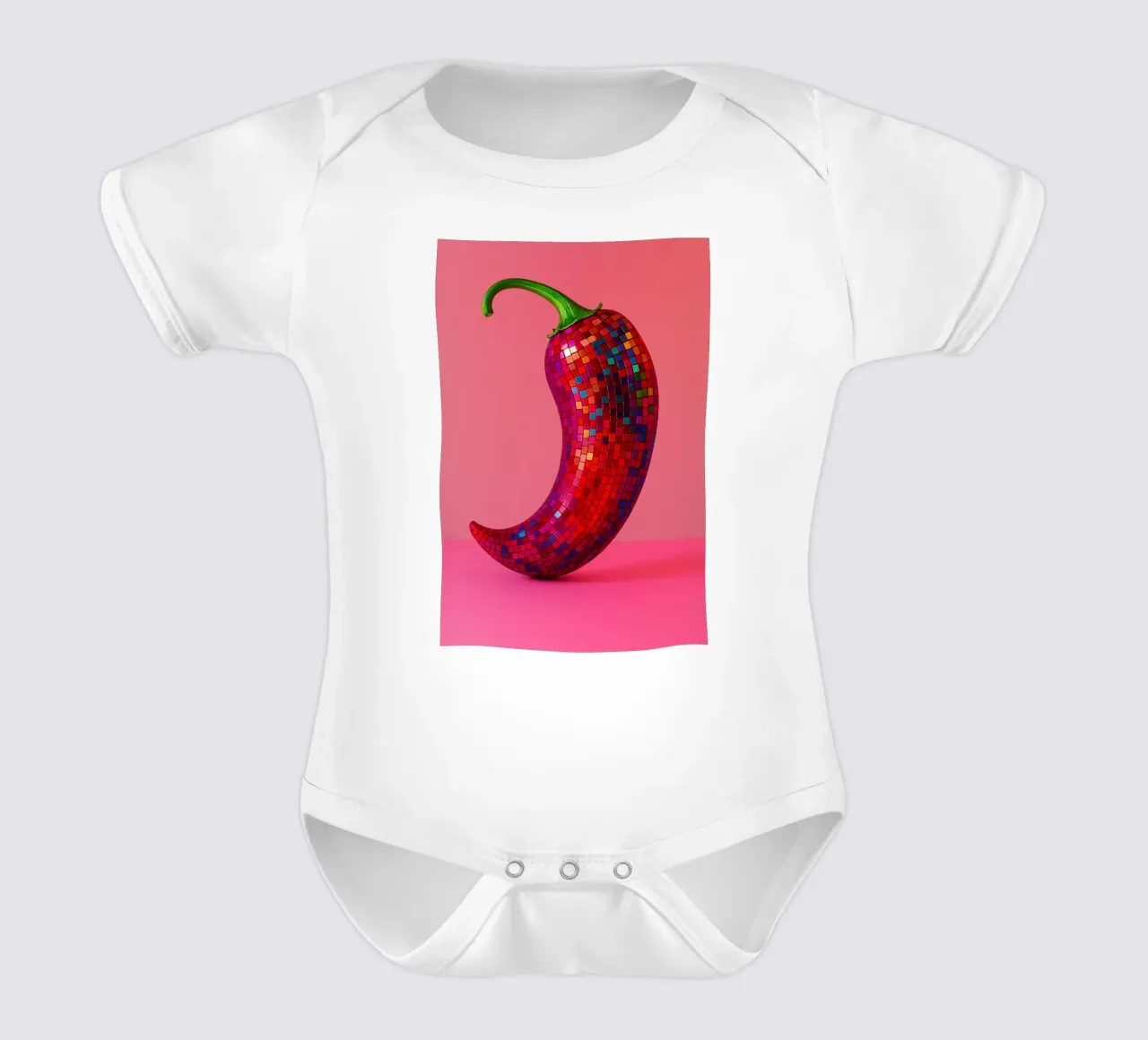 Disco Chili body neonato maniche corte da NORDLICHT DESIGNS