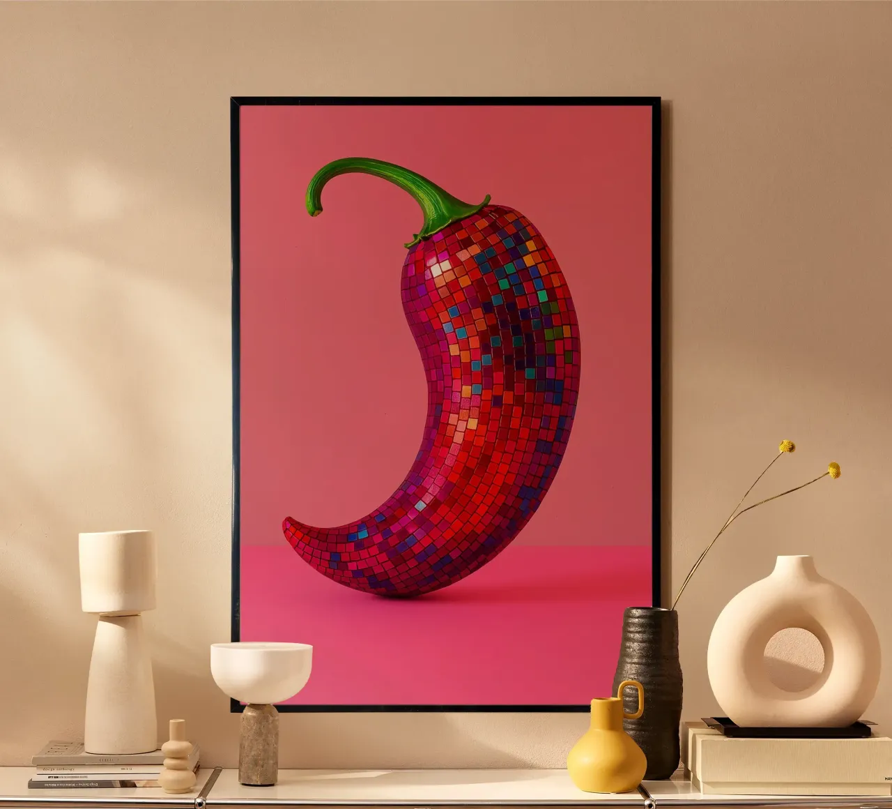 Disco Chili carta hahnemühle da NORDLICHT DESIGNS