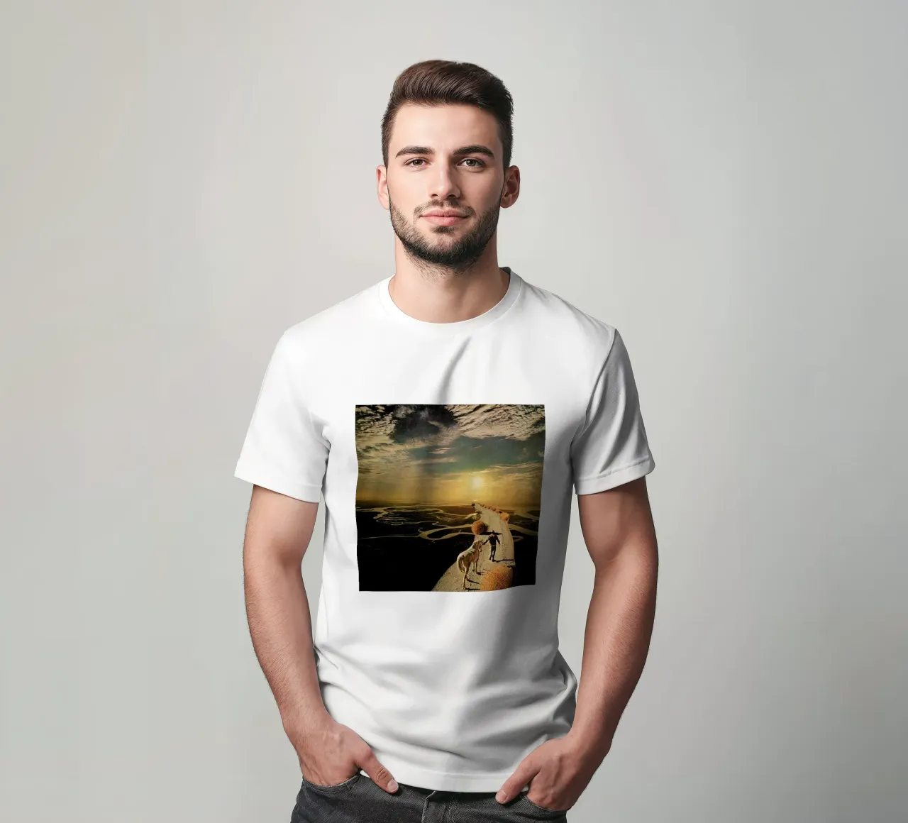 Unicorns Are Real t-shirt da Jesse Treece