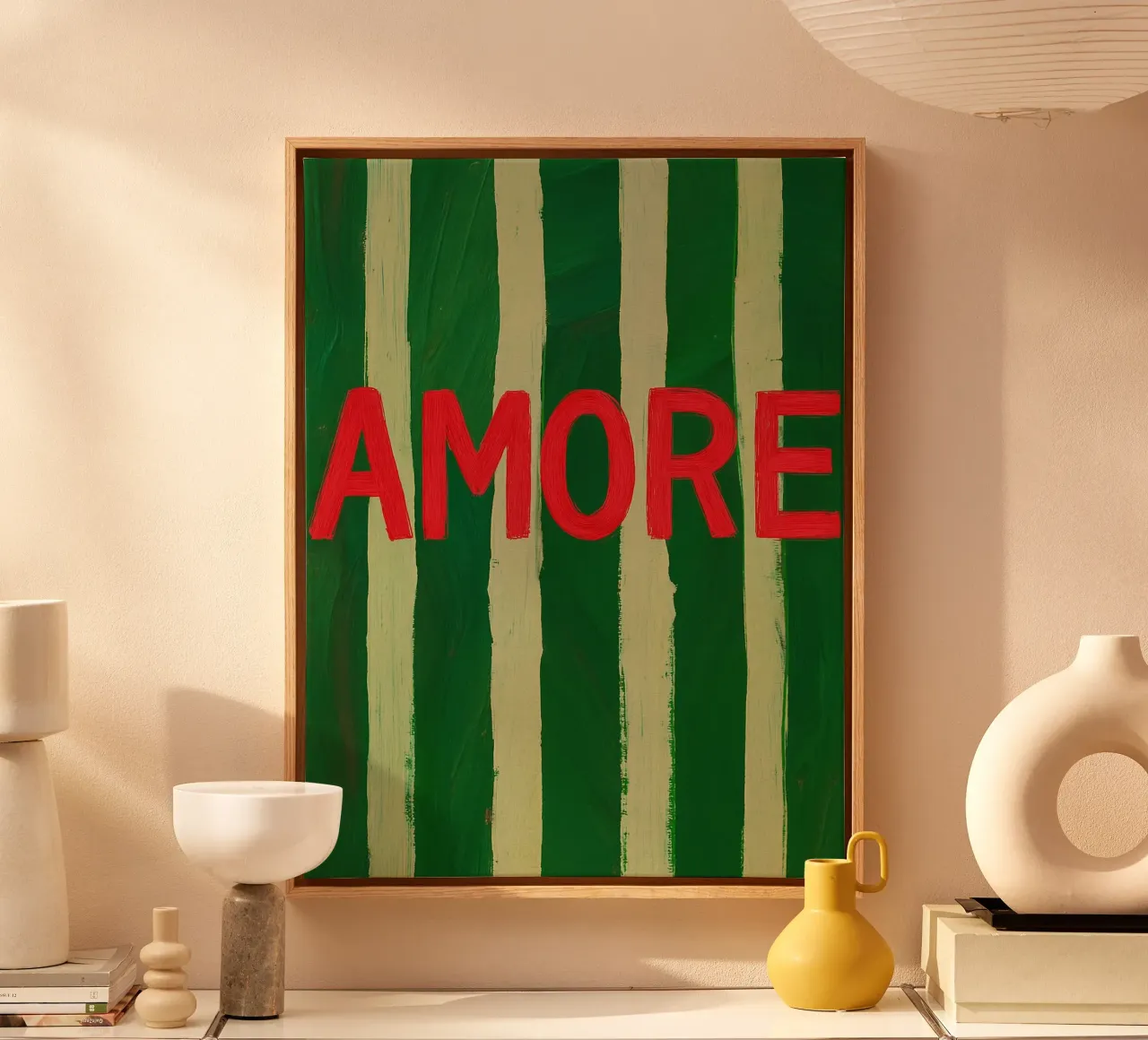 Amore tela con Cornice a cassetta da NORDLICHT DESIGNS