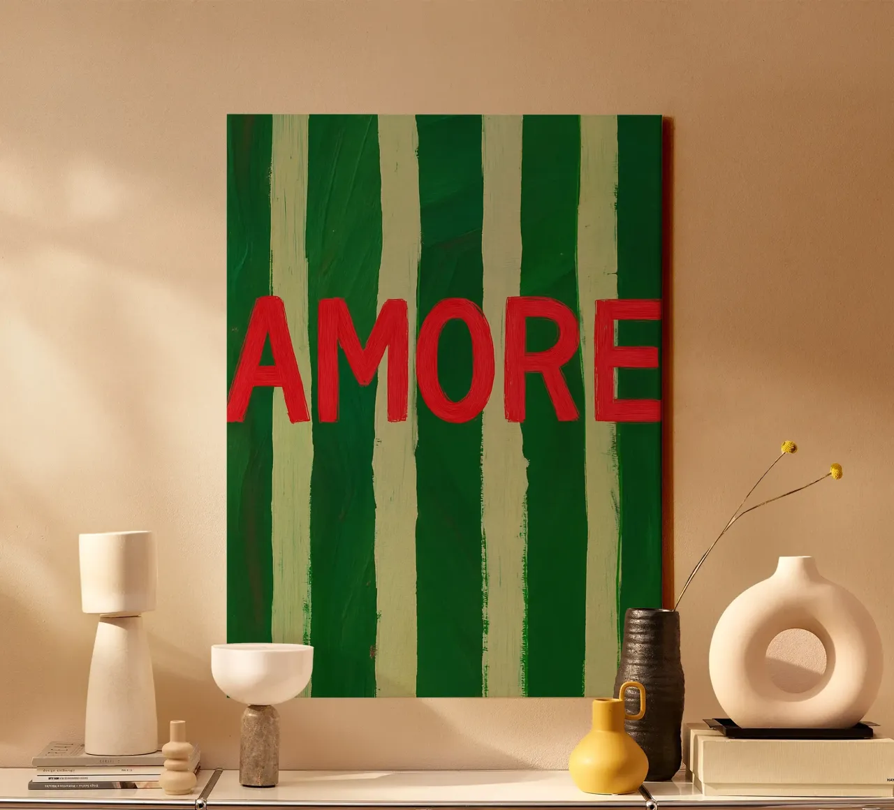 Amore tela con Cornice a cassetta da NORDLICHT DESIGNS