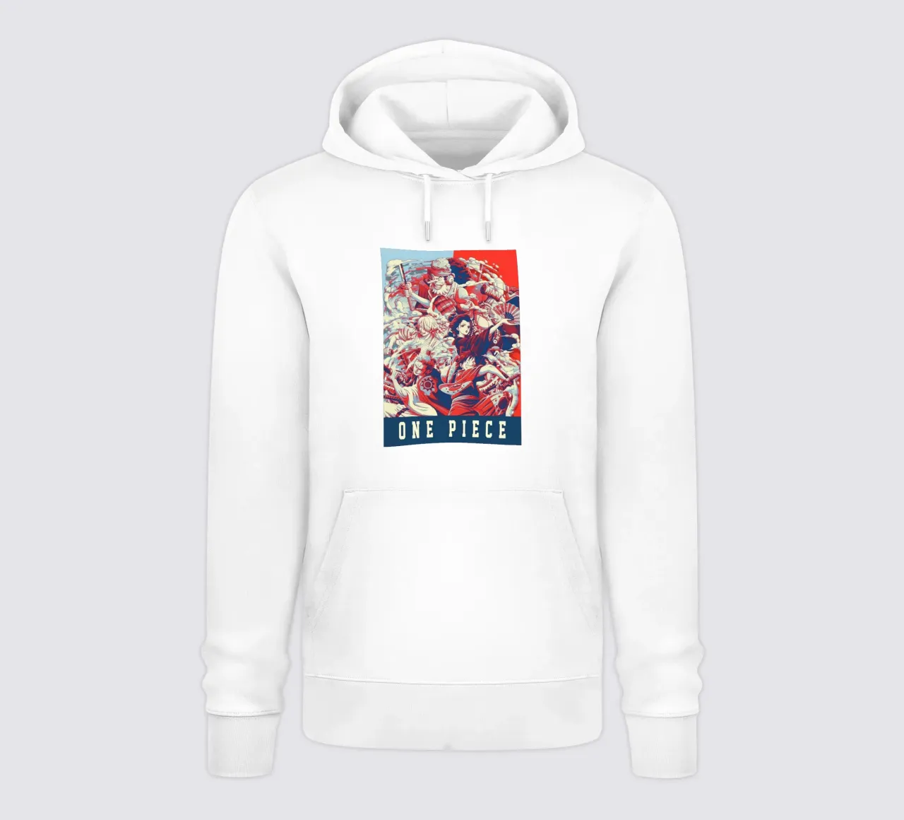 Luffy con gli equipaggi felpa con cappuccio da withandname