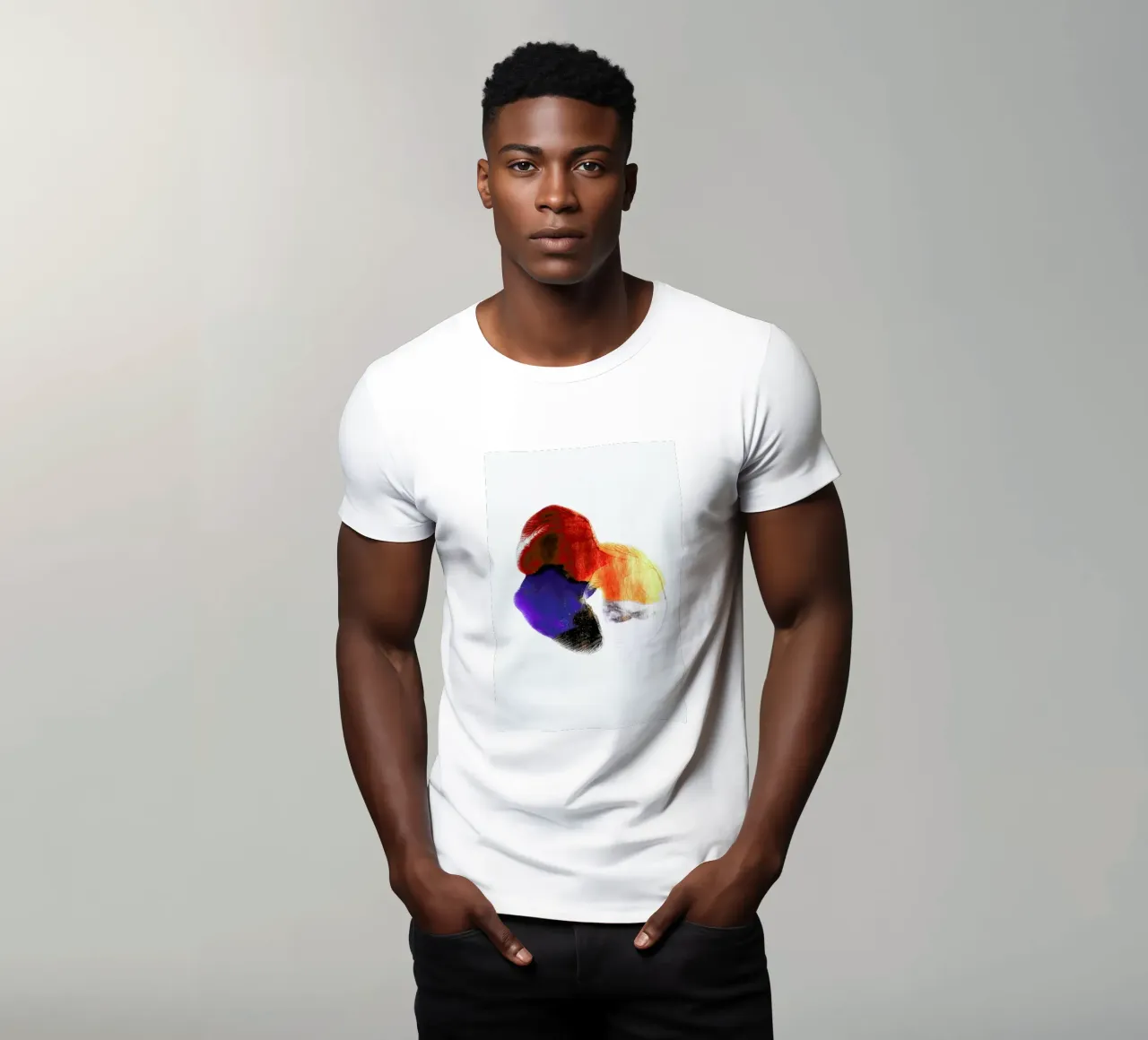 Abstract Flower t-shirt da Babett Schultze