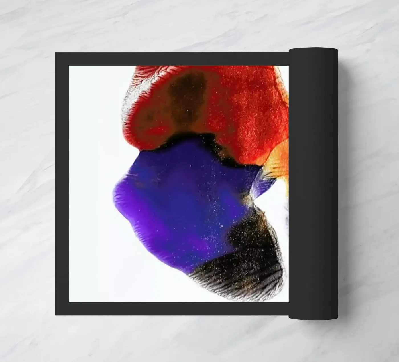 Abstract Flower deurmat van Babett Schultze