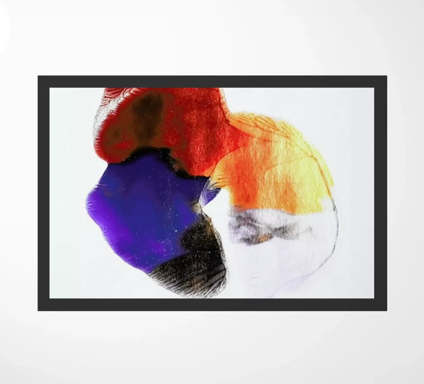 Abstract Flower deurmat van Babett Schultze