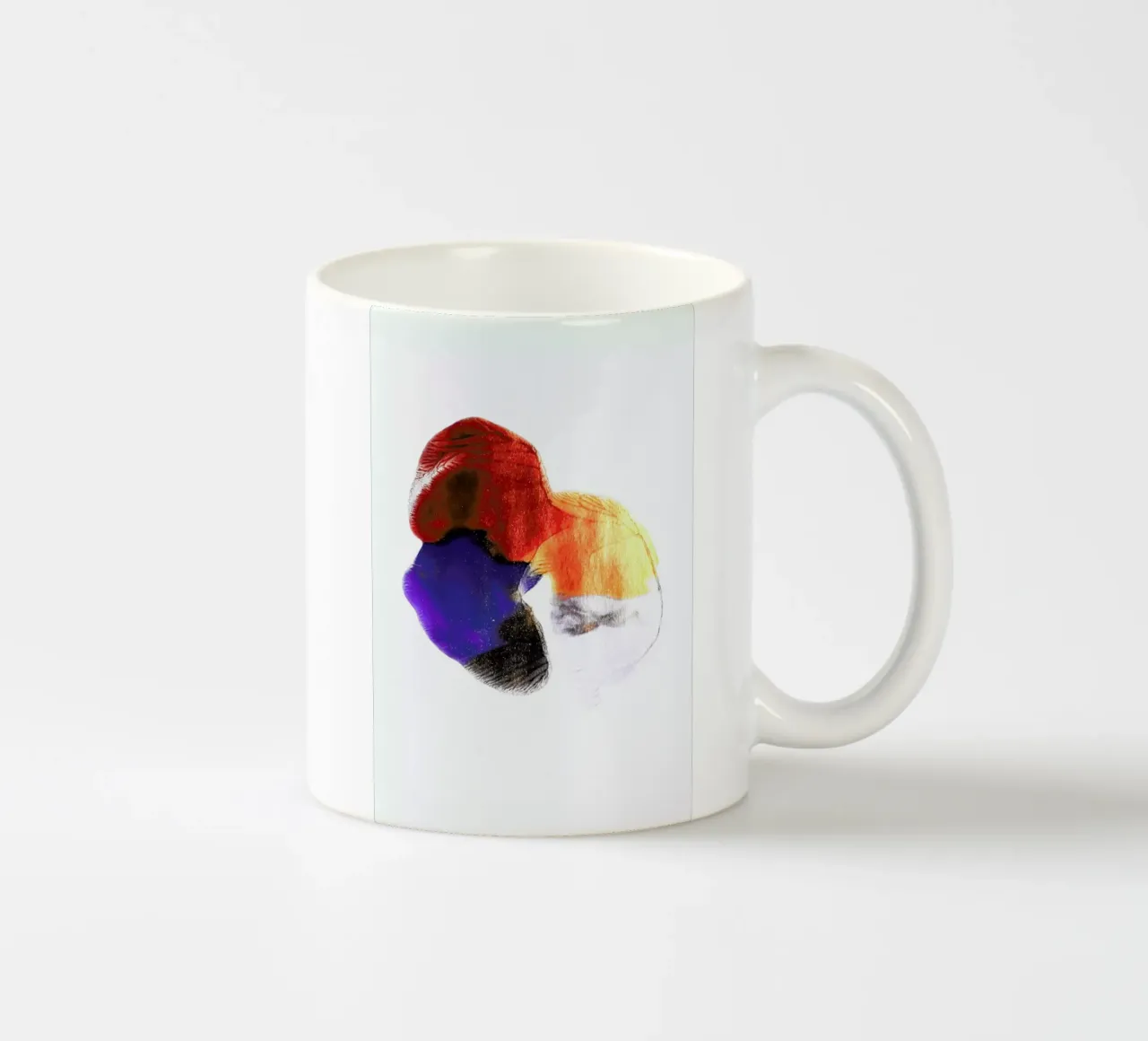 Abstract Flower tazza in ceramica da Babett Schultze