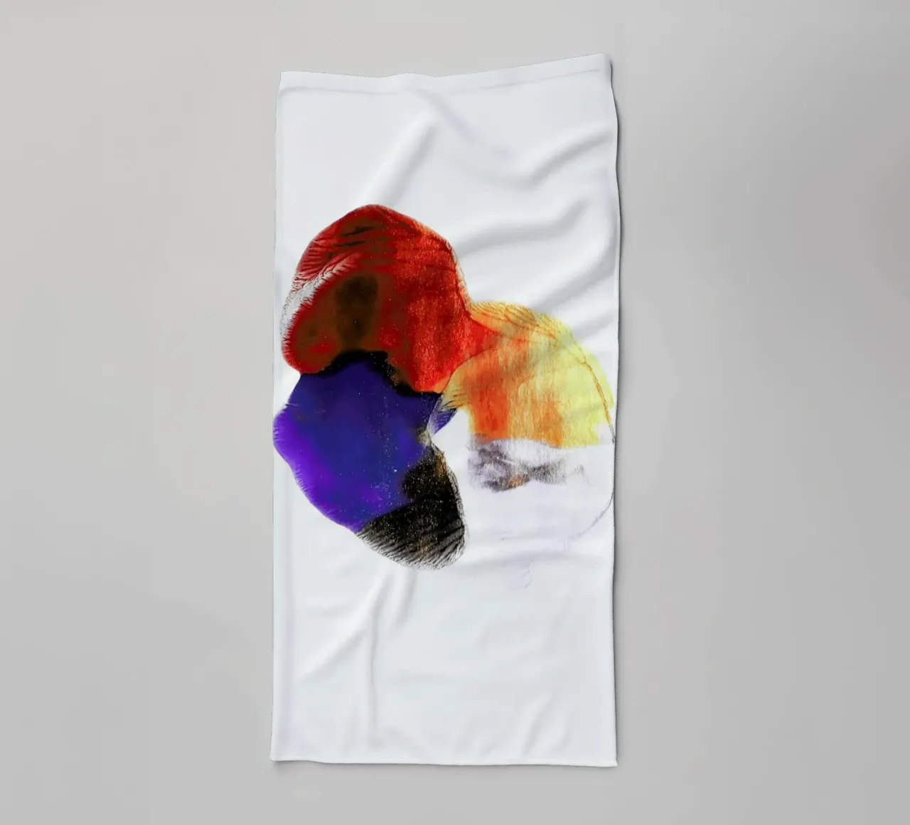 Abstract Flower asciugamano da bagno da Babett Schultze