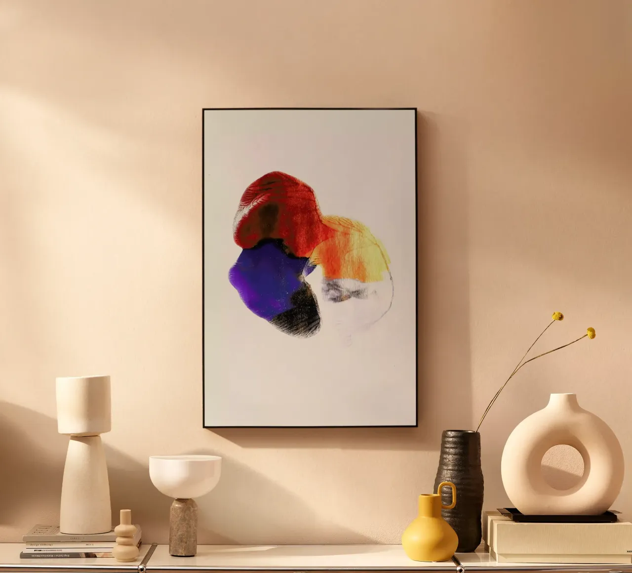 Abstract Flower alluminio dibond da Babett Schultze