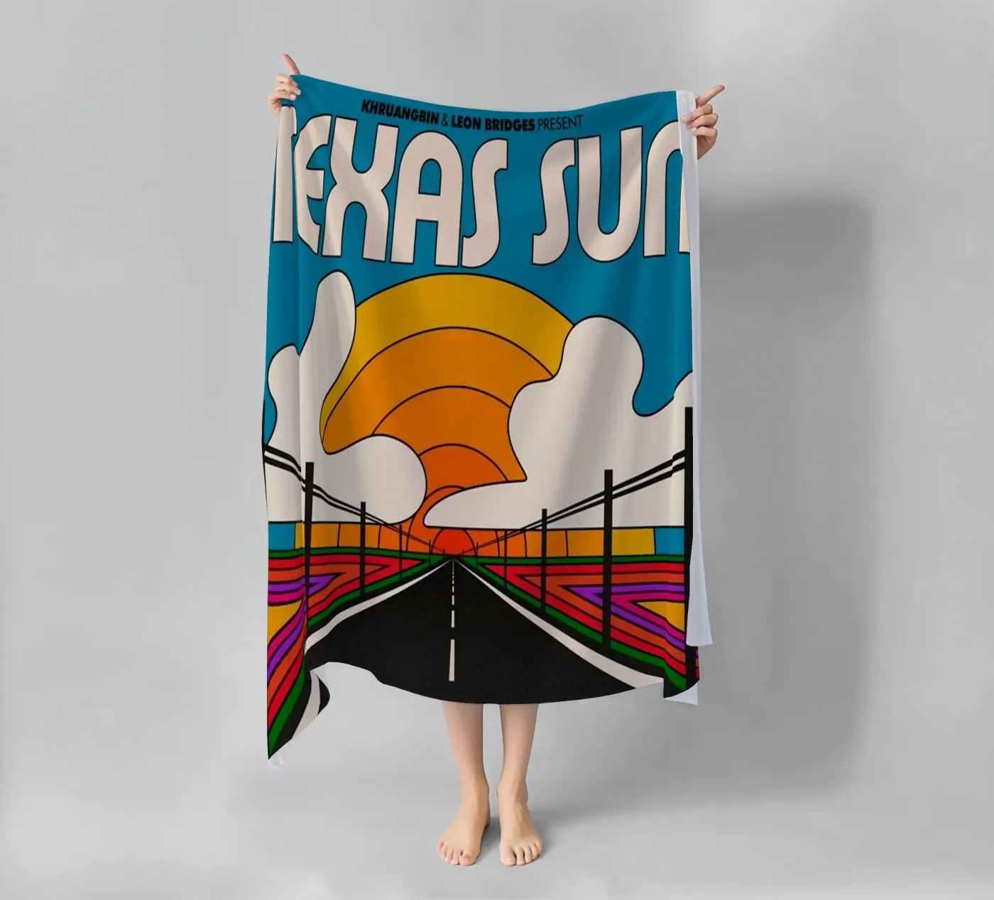 Texas Sun telo mare da withandname