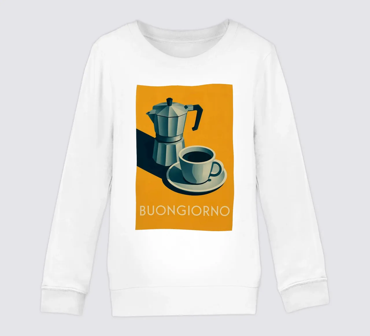 Buongiorno felpa bambino da NORDLICHT DESIGNS
