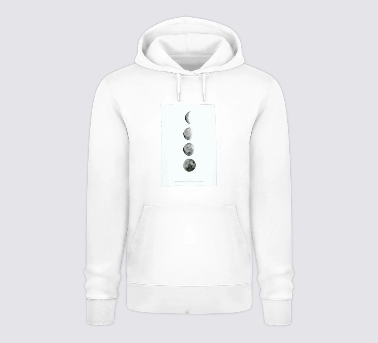 Phases of the Moon felpa con cappuccio da daylight design studio