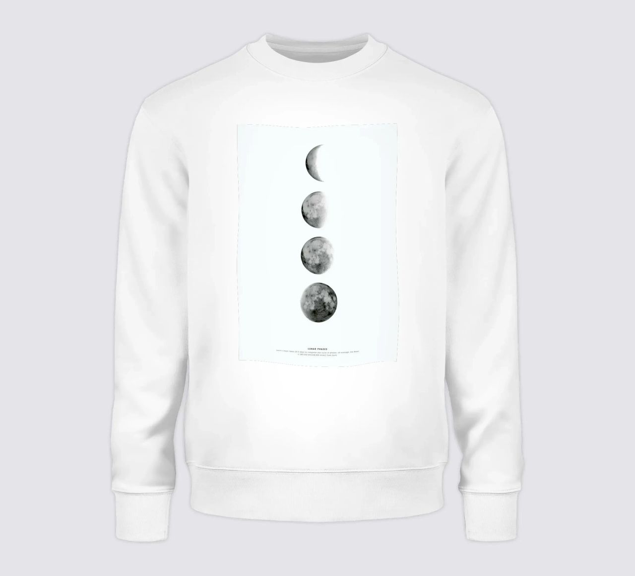 Phases of the Moon Sweatshirt von daylight design studio