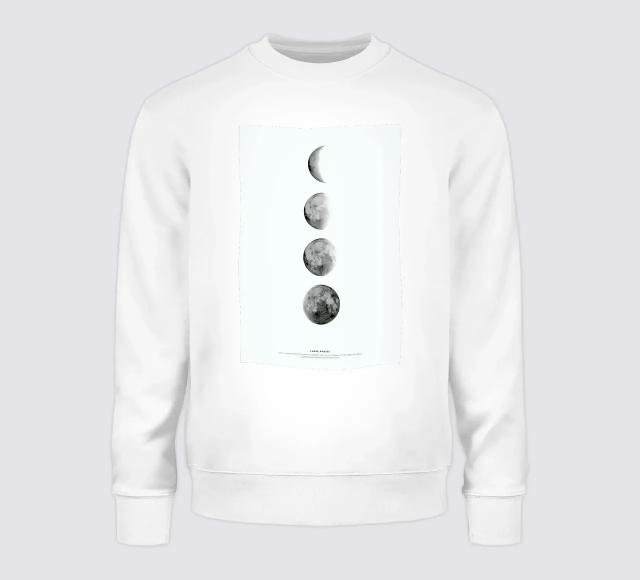 Phases of the Moon sweatshirt by daylight design studio