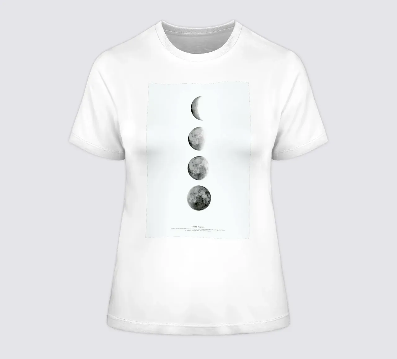 Phases of the Moon t-shirt da donna da daylight design studio