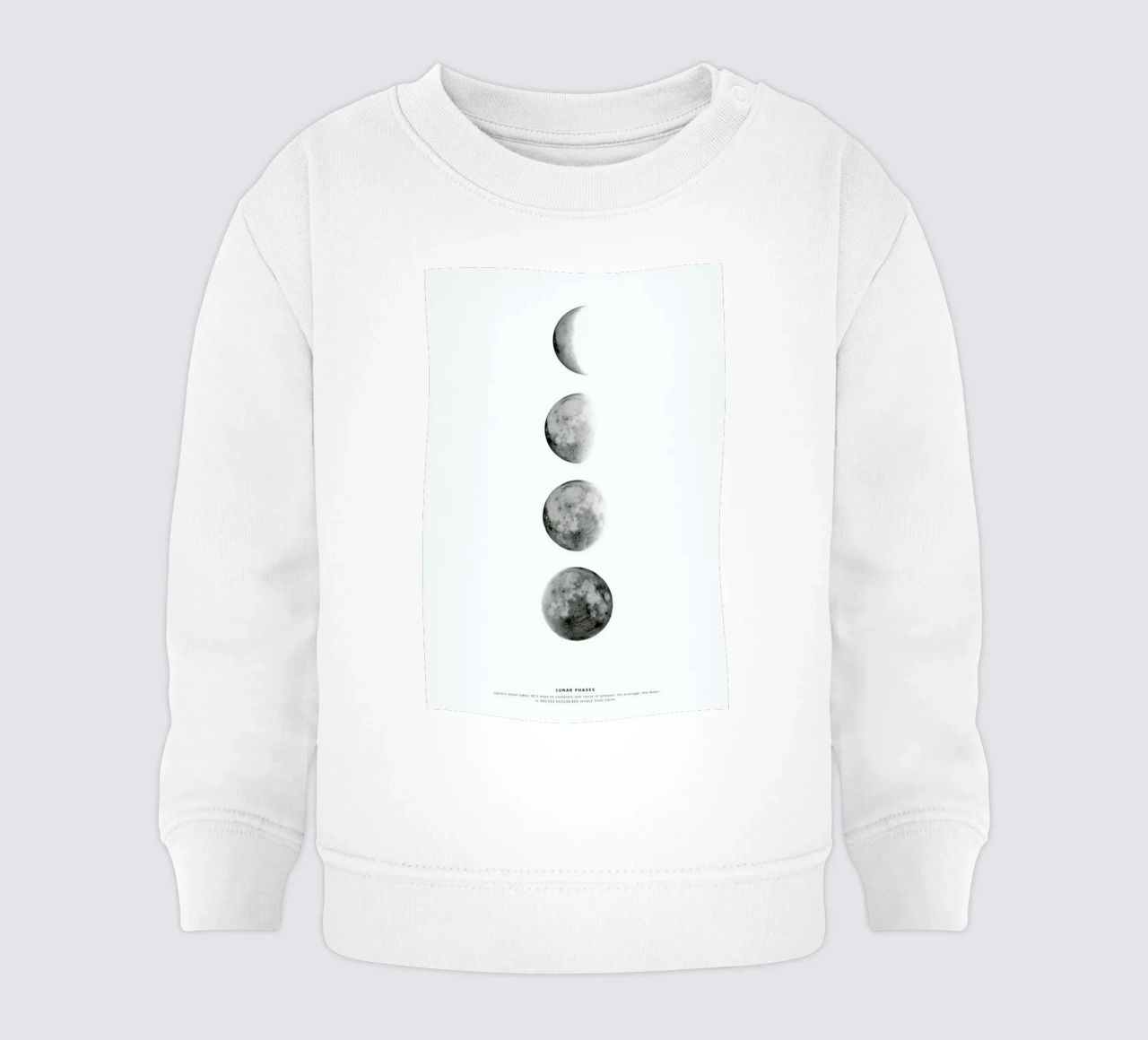 Phases of the Moon felpa neonato da daylight design studio