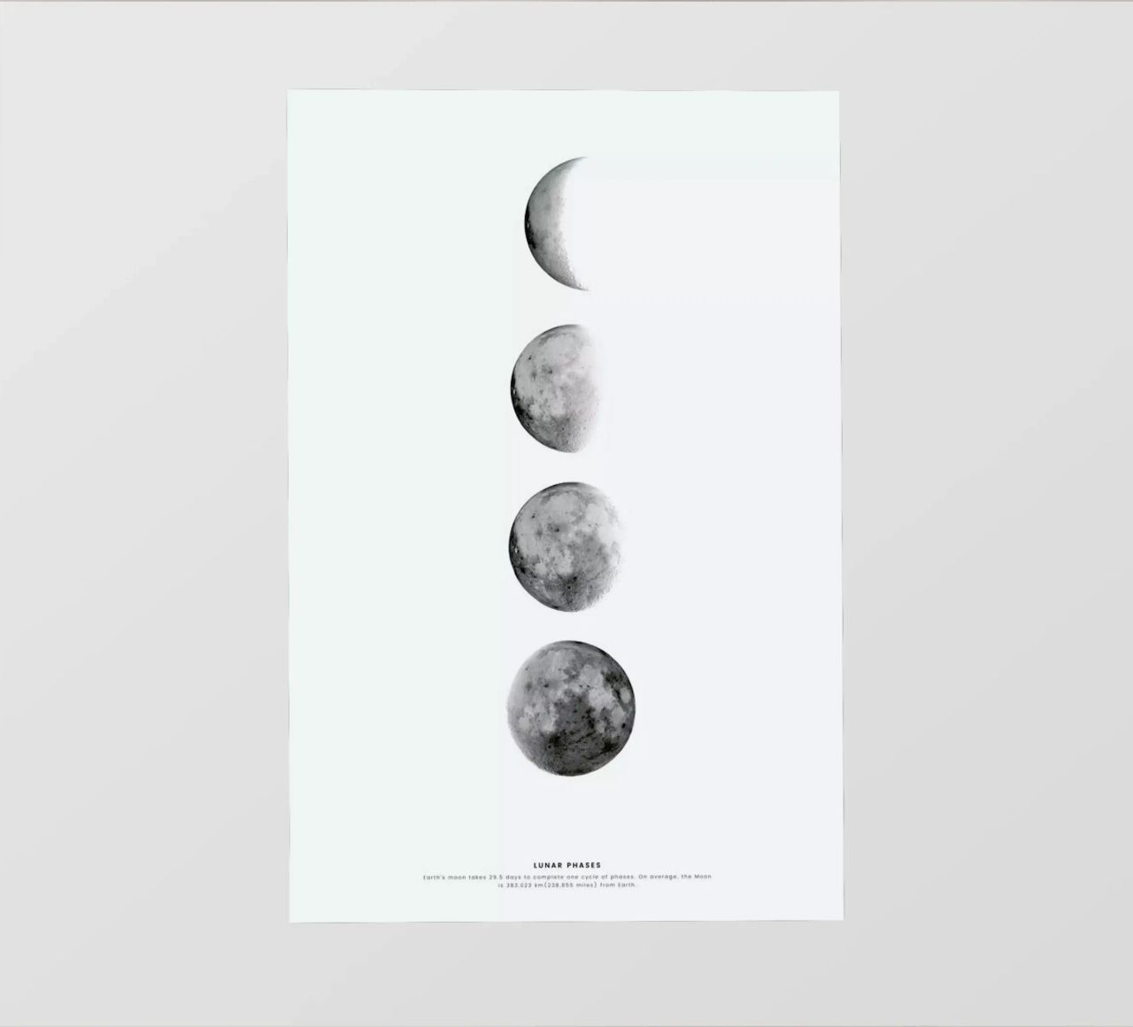 Phases of the Moon pellicola backlit da daylight design studio