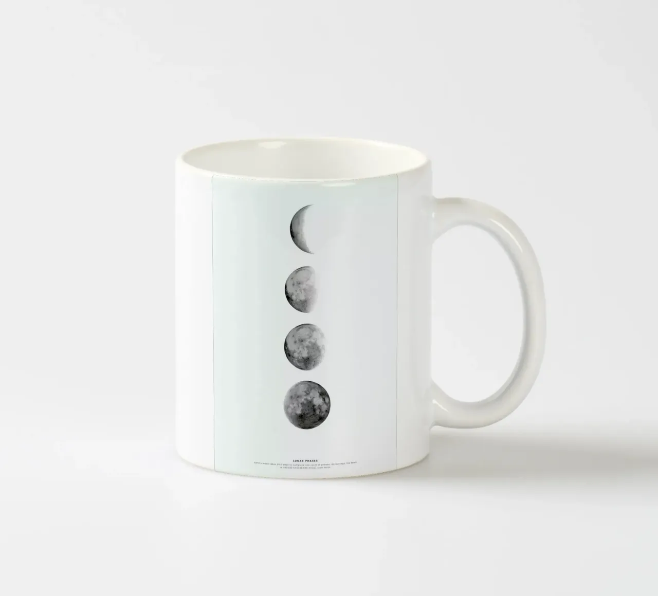 Phases of the Moon taza de cerámica de daylight design studio