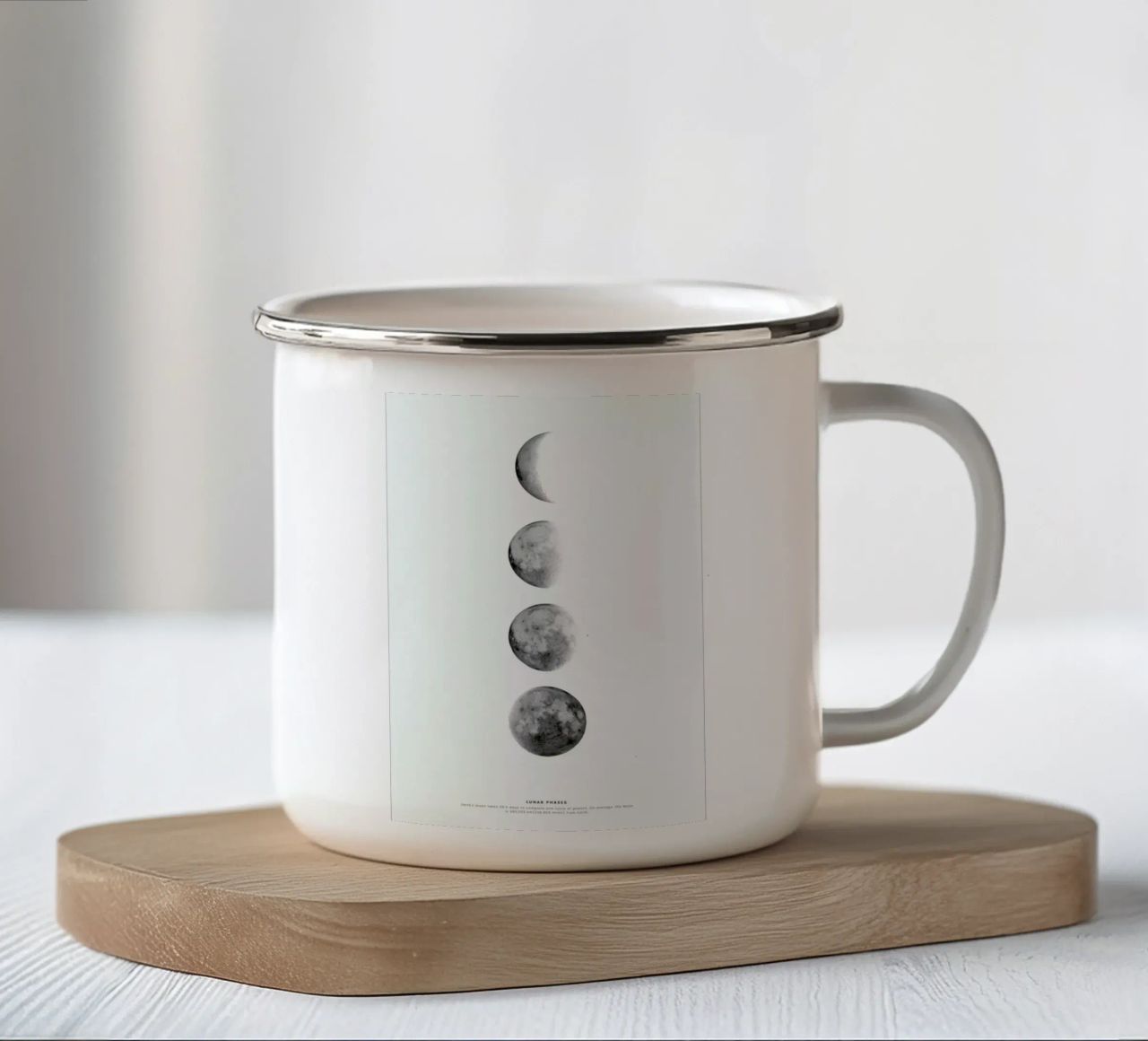 Phases of the Moon tazza in smalto da daylight design studio