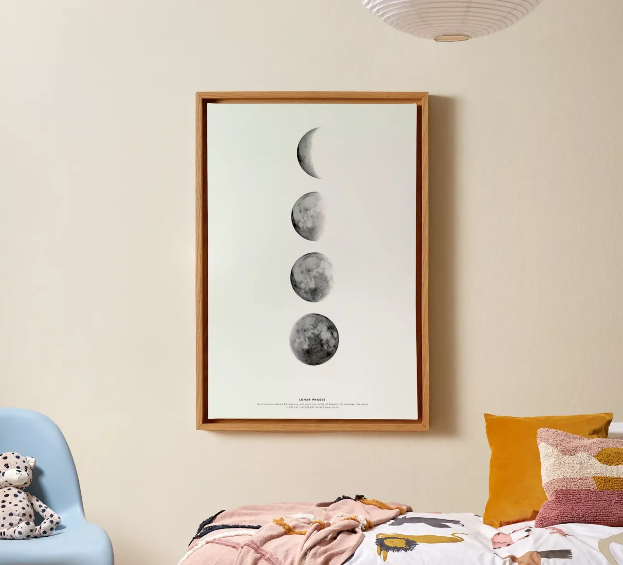 Phases of the Moon tela con Cornice a cassetta da daylight design studio