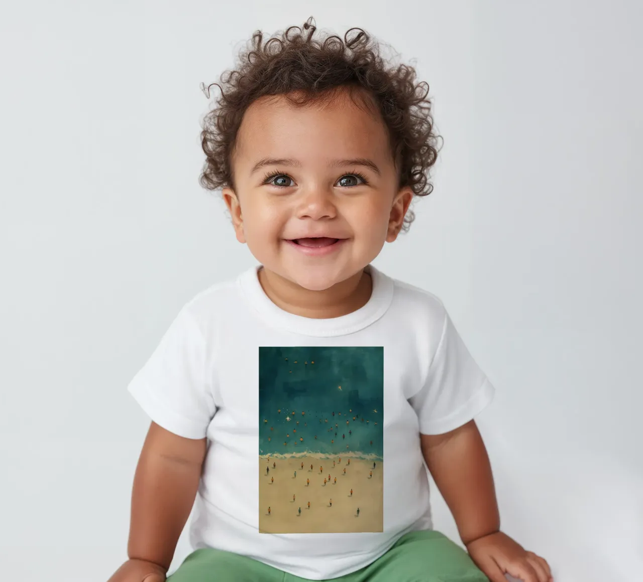 Beach Day baby t-shirt by NORDLICHT DESIGNS