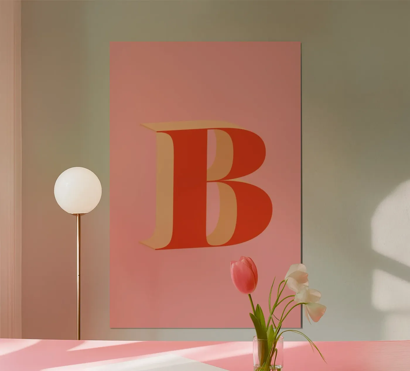 Red B poster da daylight design studio