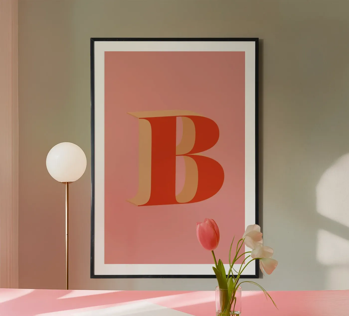 Red B poster da daylight design studio