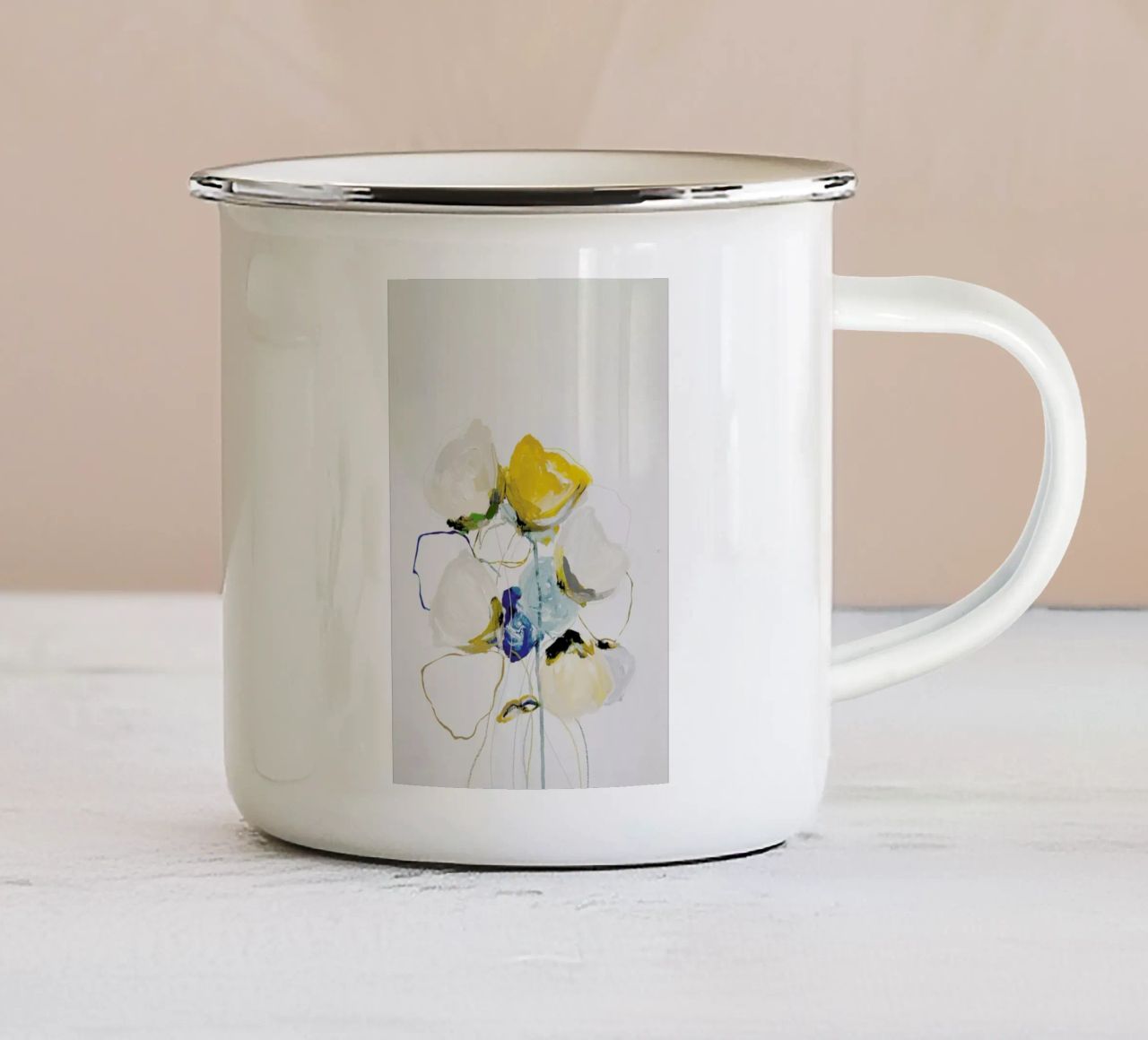 Bloom 1218 tazza in smalto da Leigh Viner