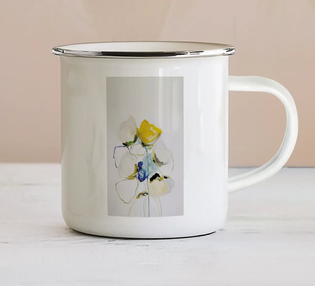 Bloom 1218 taza de esmalte de Leigh Viner